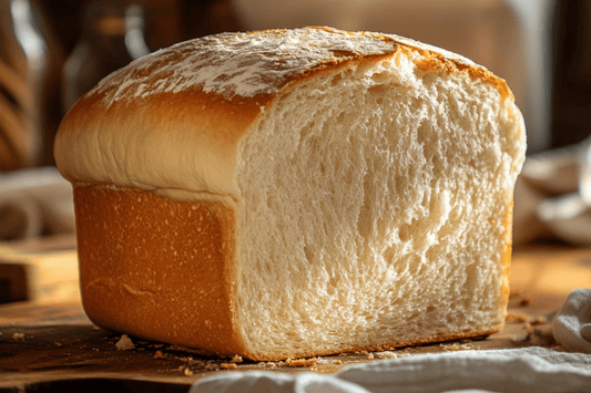Mjukt och fluffigt vitt brödbröd för brödmaskinen