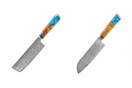 Vad är skillnaden mellan en Nakiri -kniv och en Santoku -kniv?