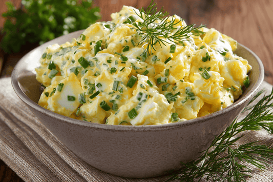 Classic Creamy Egg Salad with Dijon and Fresh Herbs