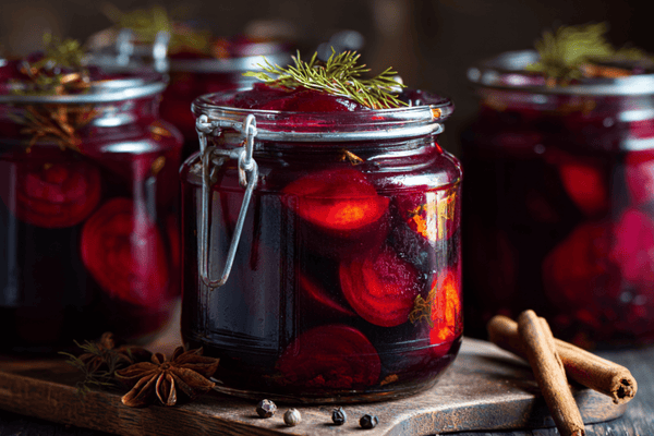 Tangy Homemade Pickled Beets with Spices