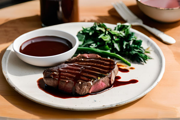 Lyxig Bordelaise Sauce med rött vin och benmärg