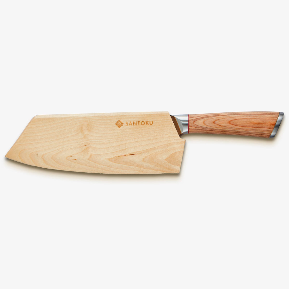 Haruta 7,7 tum VG10 Japansk Damaskus Steel Nakiri Cleaver med trähandtag och skida