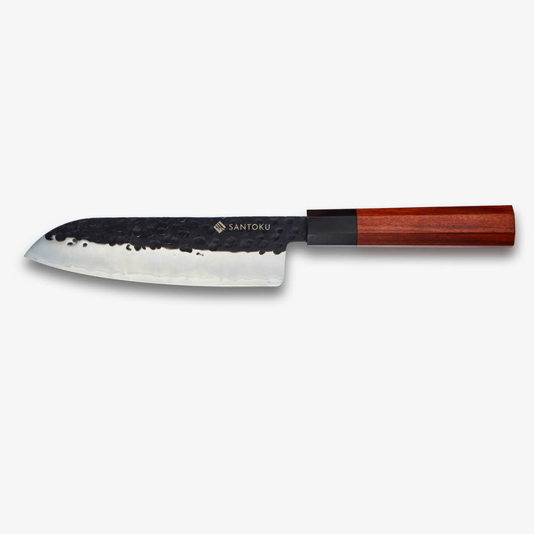 Minato knivserie med magnetisk knivhållare i akaciaträ