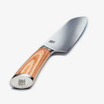 Haruta 7 tums VG10 japansk damaskus stål Santoku kniv med trähandtag och skida